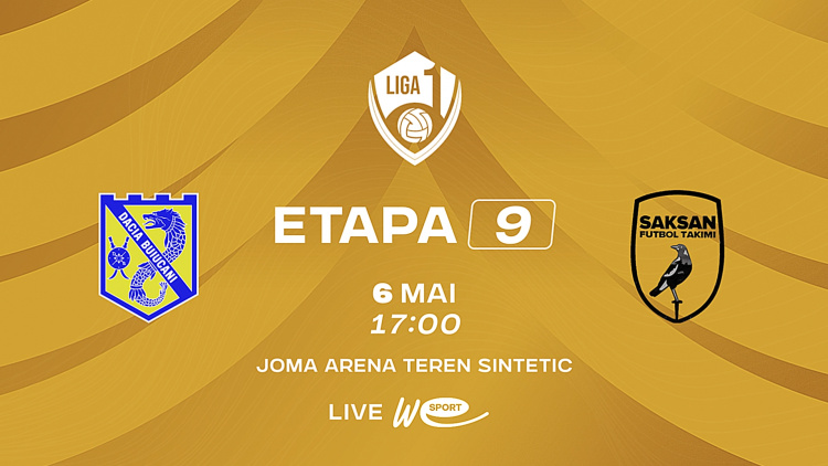 LIVE 17:00. Liga 1. Meci decisiv: Dacia Buiucani - CF Saksan