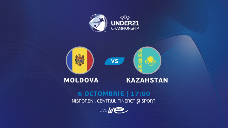 LIVE 17:00. Under 21. Moldova - Kazahstan