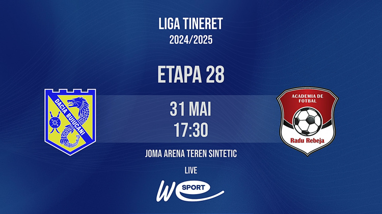 LIVE 17:30. Liga Tineret. Dacia Buiucani - AF Radu Rebeja-LIMPS
