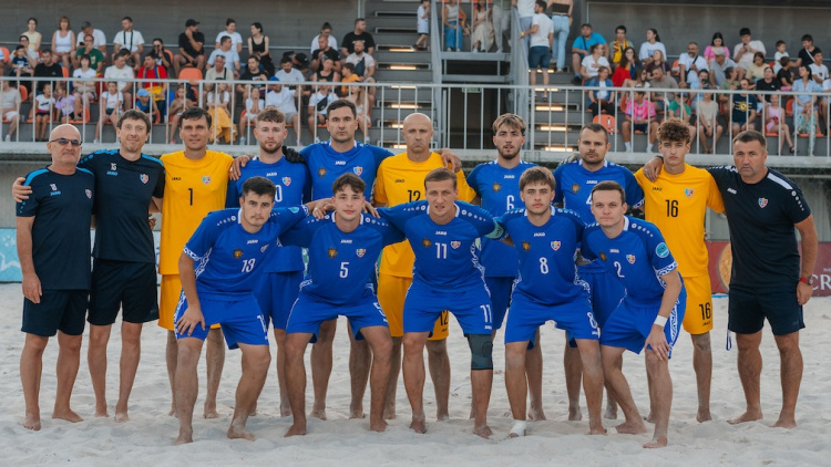 LIVE 18:45. Fotbal pe plajă. Finala mică EBSL. Germania - Moldova