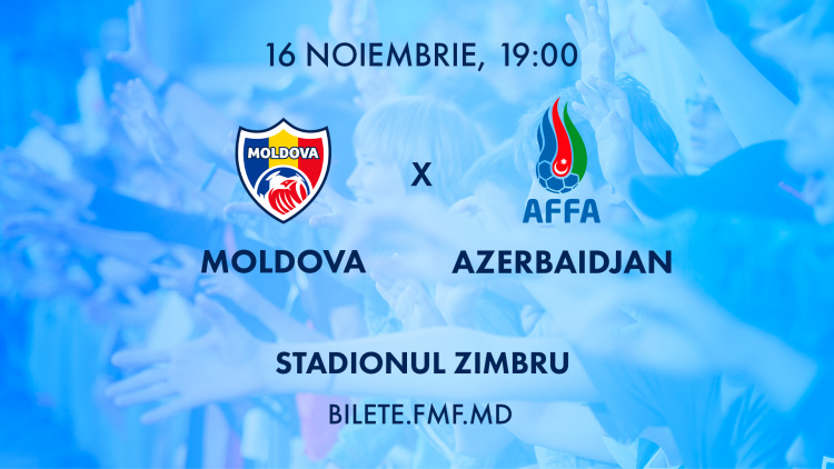 LIVE 19:00. Moldova - Azerbaidjan 1-2 
