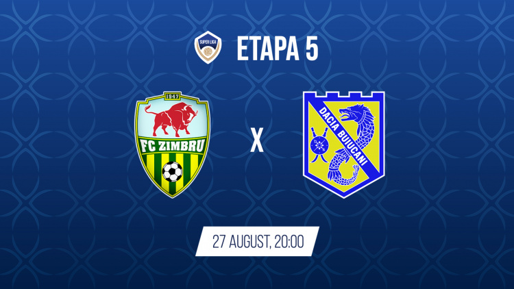 Live 20:00. FC Zimbru - Dacia Buiucani