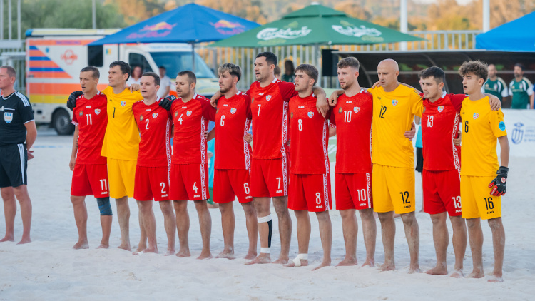 LIVE 20:00. Fotbal pe plajă. Semifinala EBSL. Danemarca - Moldova 