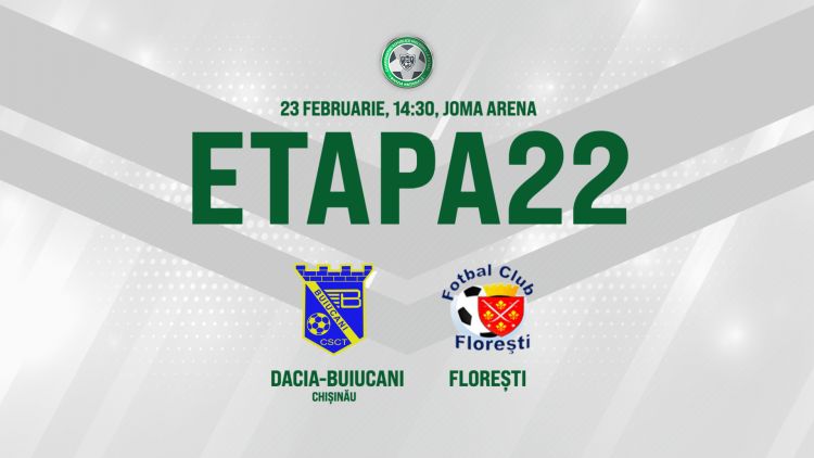 Live. Dacia-Buiucani - FC Florești. Avancronică
