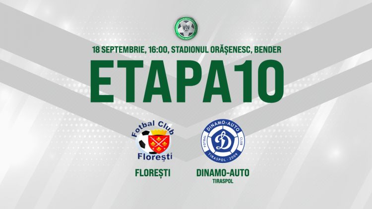Live. FC Florești - Dinamo-Auto. Avancronică