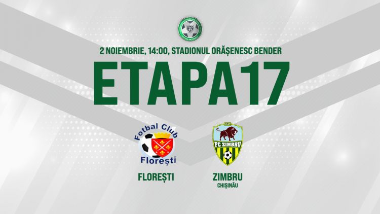 LIVE. FC Florești - Zimbru. Avancronică