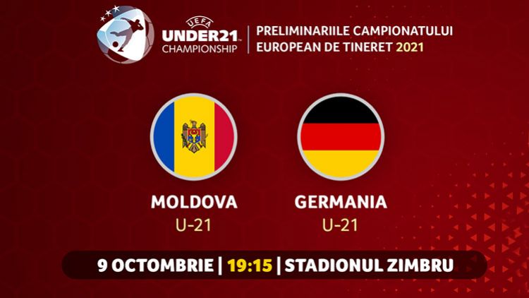 LIVE. Moldova U21 - Germania U21