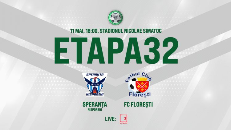 LIVE. Speranța – FC Florești. Avancronică