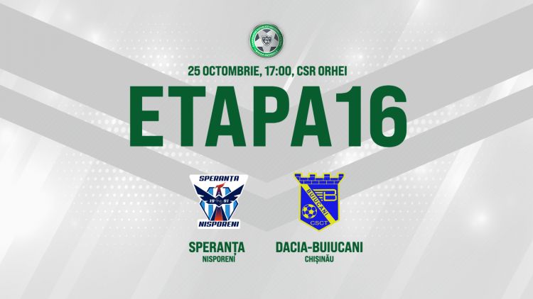 Live. Speranța - Dacia-Buiucani. Avancronică