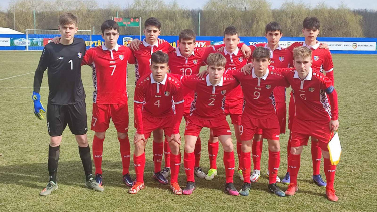 Meci amical U15. Moldova a cedat în fața României