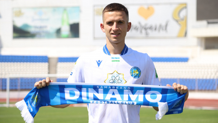 Mihail Ștefan, la Dinamo Samarkand