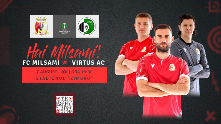 Milsami, concentrare maximă înaintea meciului cu Virtus