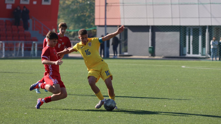 U15. Moldova a cedat în cel de al doilea amical cu România