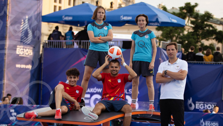 Moldova obține rezultate onorabile la Jocurile Europene 2023 în disciplina de teqball