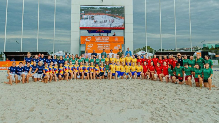 Moldova strălucește la Rugby pe plajă