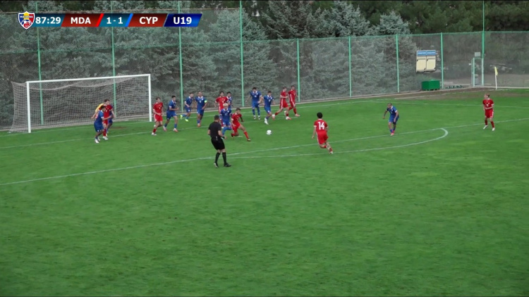 Moldova U19, victorie dramatică cu Cipru