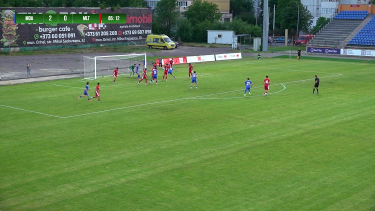 Moldova U21, victorie categorică cu Malta