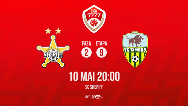 Liga 7777. Sheriff - Zimbru. Avancronică