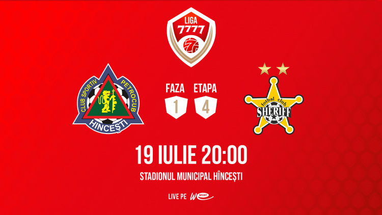 Liga 7777. FC Petrocub - FC Sheriff. Avancronică