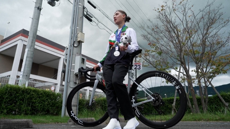 O ciclistă din Afganistan a impresionat la Jocurile Asiatice
