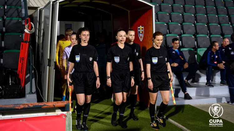 Patru arbitre din Republica Moldova sunt delegate la un meci din UEFA Nations League Women