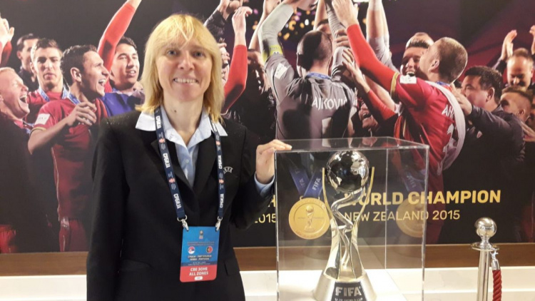 Observatoare de arbitri din Moldova, delegată la un meci din preliminariile Campionatului Mondial feminin