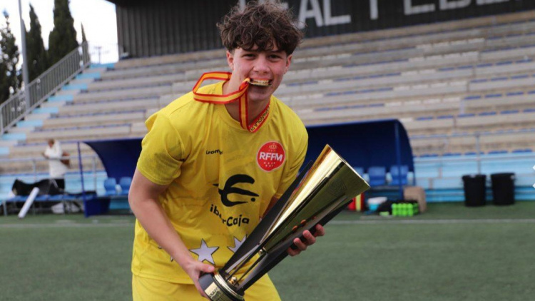 Octavian Ghiaur, campion al Spaniei U16 cu selecționata Madridului