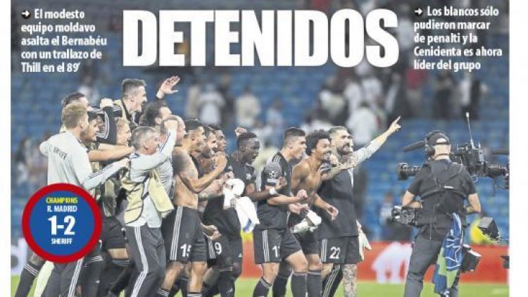 Presa internațională, la picioarele Sheriff-ului după victoria cu Real Madrid