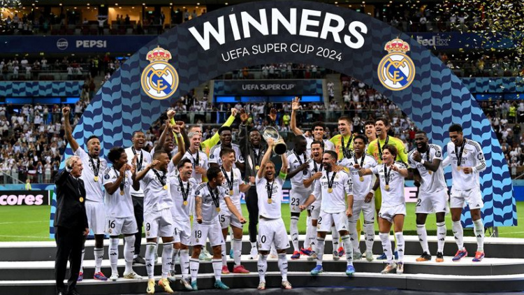 Real Madrid a cucerit UEFA Super Cup pentru a 6-a oară!