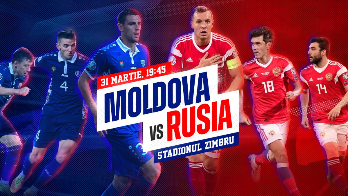 S-a modificat ora meciului Moldova - Rusia