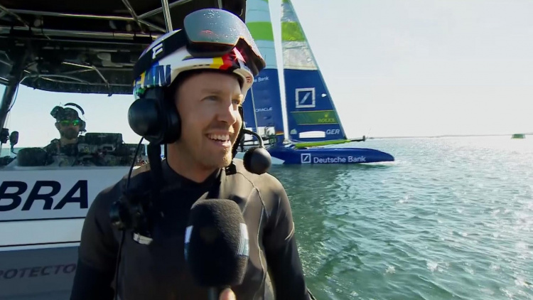 Sebastian Vettel revine la volan, dar pe apă