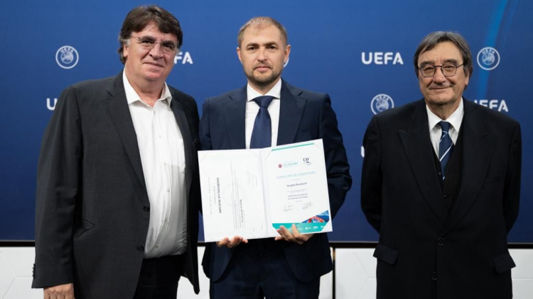 Secretarul General FMF, Serghei Butelschi, absolvent al programului MIP UEFA