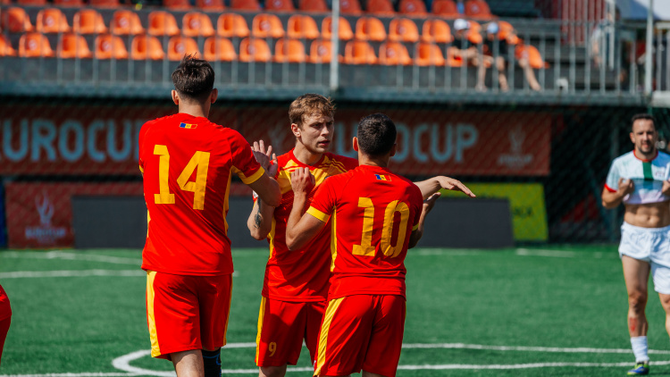 Socca EuroCup 2025. Moldova bate Portugalia cu 7-0 și se califică în sferturi