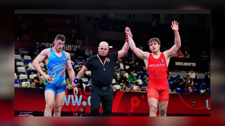 Trei medalii pentru Moldova la Europenele de lupte U23