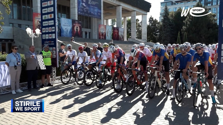Turul României la ciclism a plecat, în premieră, de la Chișinău