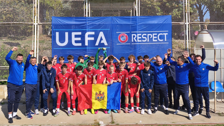 U15. Armenia - Moldova 2-5! Micii tricolori, locul 2 la Turneul de Dezvoltare UEFA!