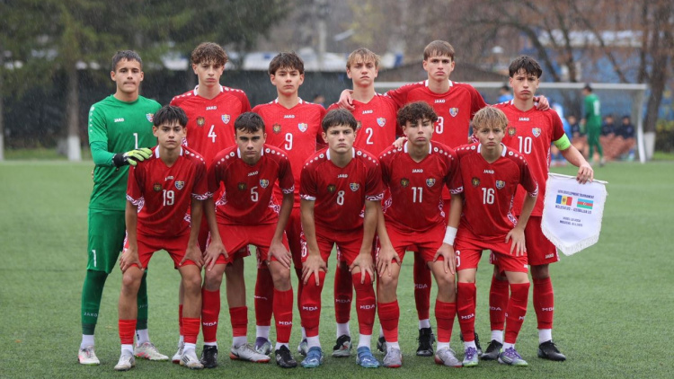 U15. Moldova - Azerbaidjan 3-0! Tricolorii, locul 2 la Turneul de Dezvoltare UEFA