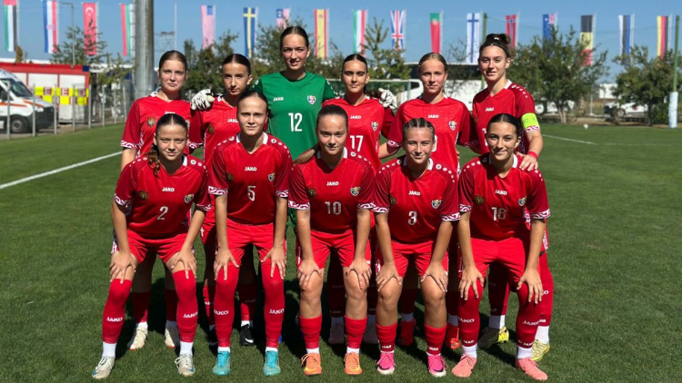Fotbal feminin WU17. România - Moldova 2-1