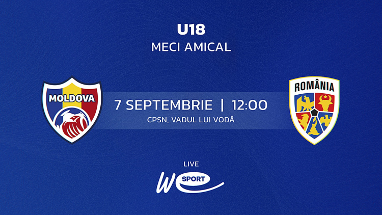 LIVE. U18. Moldova - România