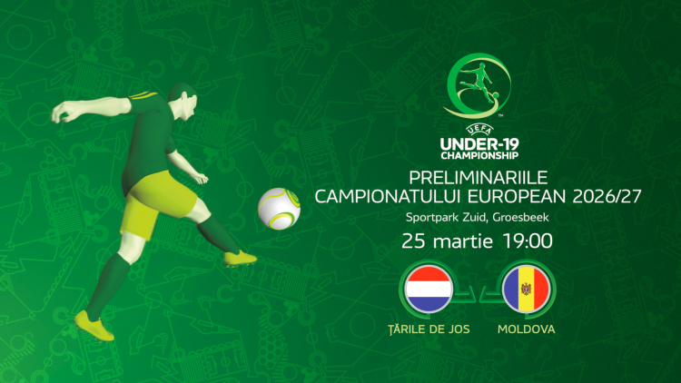 U19. Țările de Jos - Moldova. Avancronică
