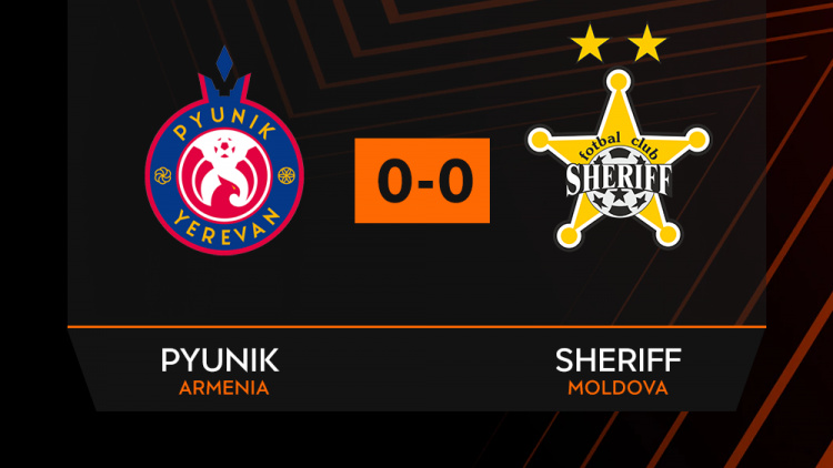 UEFA Europa League. Pyunik (Armenia) - Sheriff 0-0