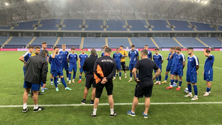 Under 21. Imagini de la ultimul antrenament înaintea meciului cu Georgia