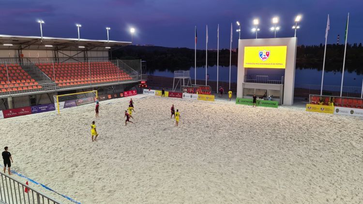 Video și declarații de la deschiderea Arenei de fotbal pe plajă