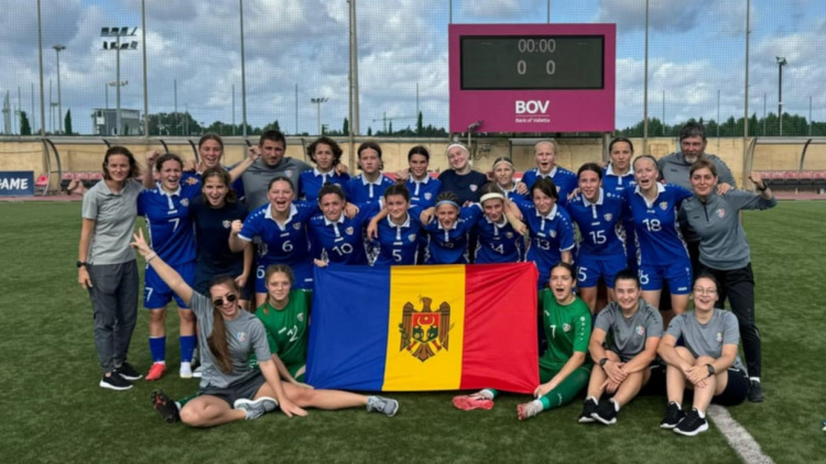  WU17. Moldova, locul 3 în grupa B2 din cadrul preliminariilor Campionatului European 2025, după victoria cu Malta