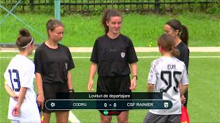 Fotbal Feminin. Codru Călărași WU14 - CSF Rainier WU14 0:0, 2:3 la penalty, 3.06.2023
