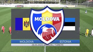 U19 Moldova - Estonia 2-1. Rezumat