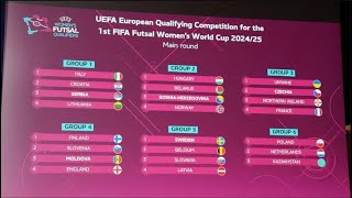 LIVE! Futsal. Slovenia W - Finland W.  Qualification for World Cup 2025