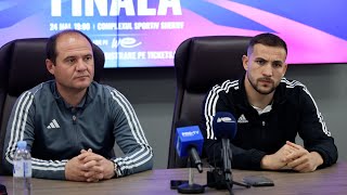 Finala Cupei Moldovei Moldtelecom. Conferința de presă a echipei Sheriff  Tiraspol