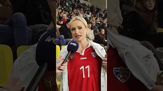 Interviul Anișoarei Loghin din timpul meciului decisiv dintre Sheriff și Milsami din Super Liga