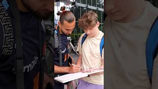 Fanii polonezi au primit autografe de la jucătorii Echipei Tării